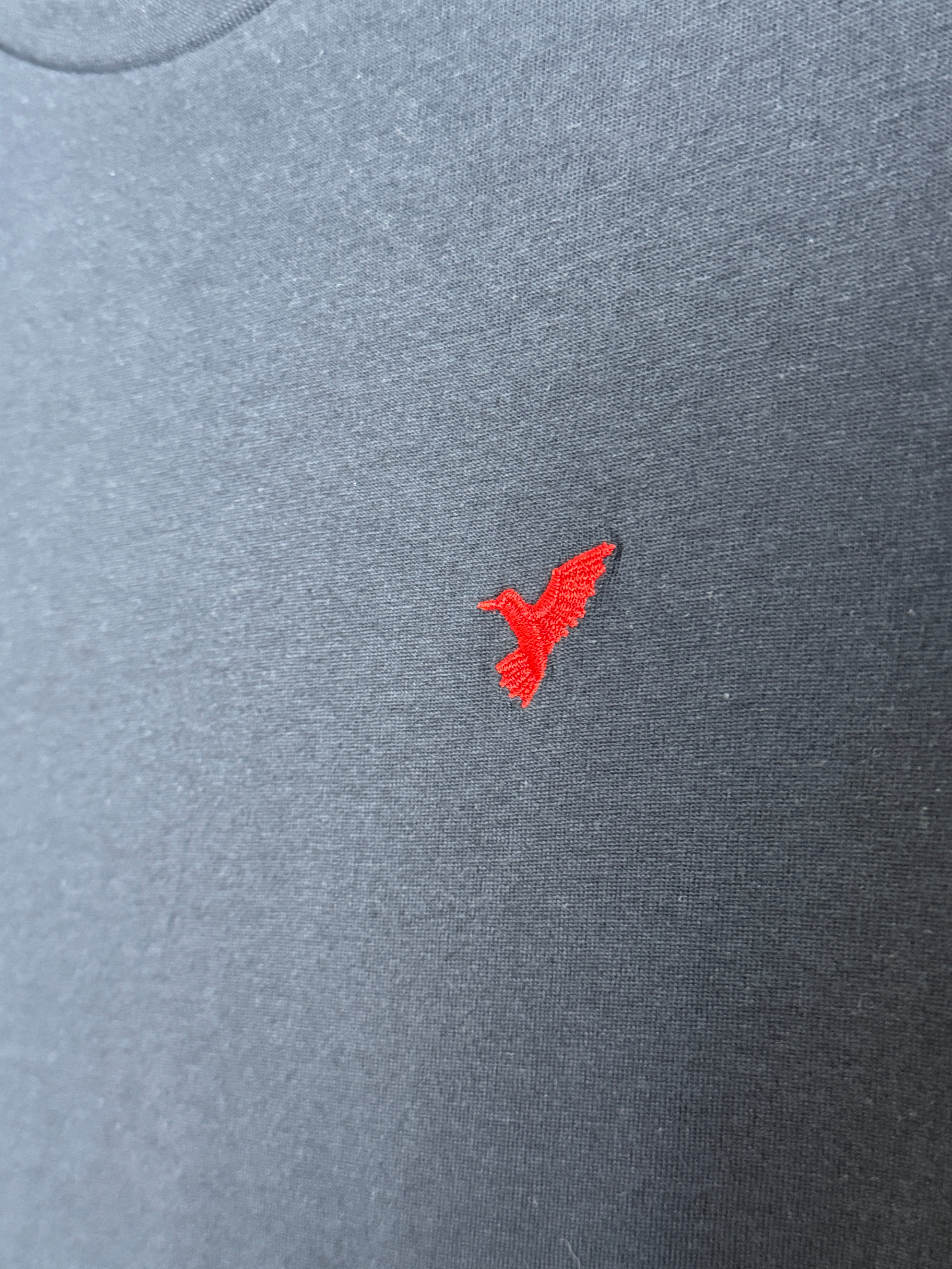 Tričko Pier One Herringbone Sleeve Pánské tričko - modré L