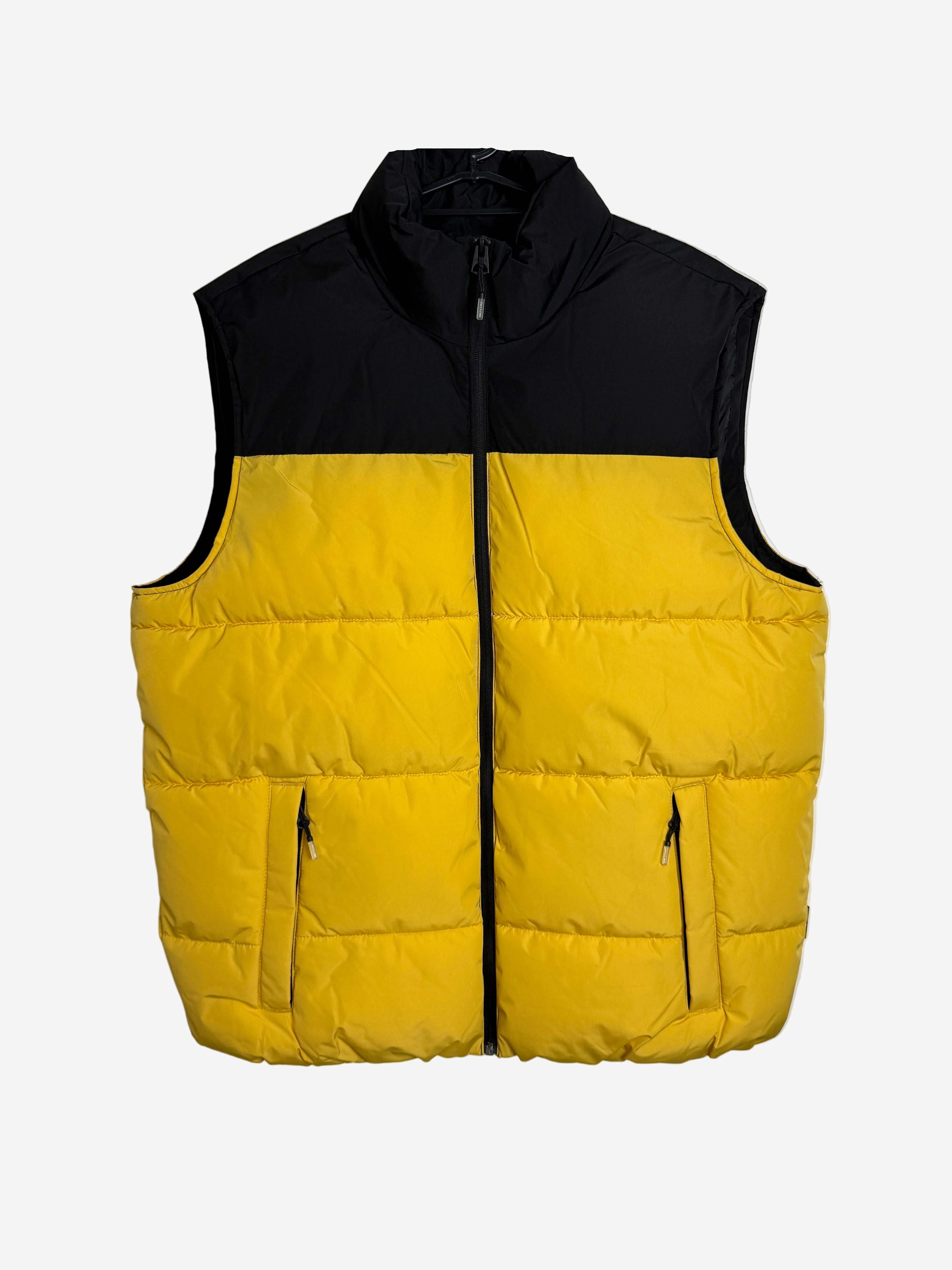 Only & Sons Onsmario Life Puffer Vest Pánská zimní vesta žlutá L