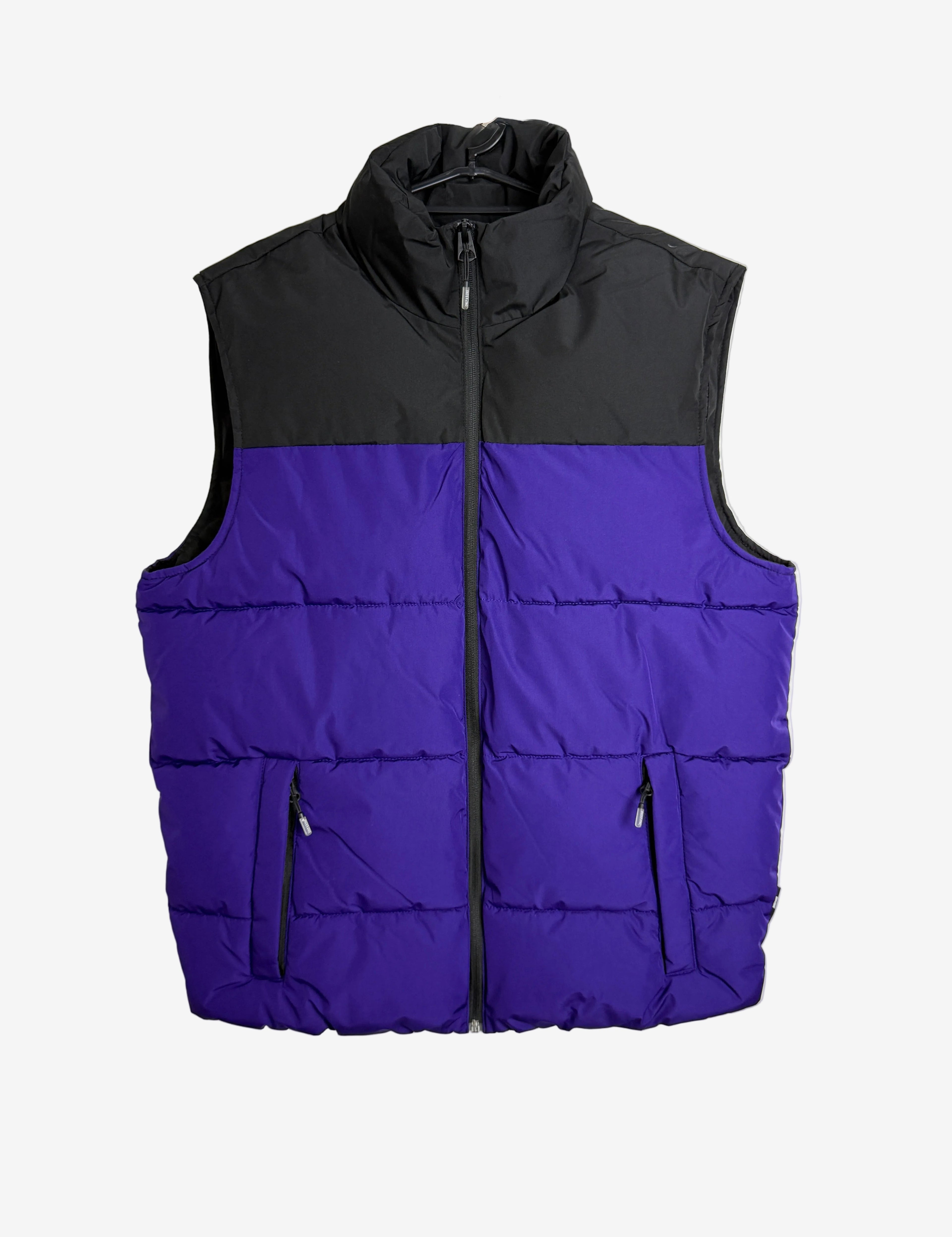 Only & Sons Onsmario Life Puffer Vest Pánská zimní vesta fialová S