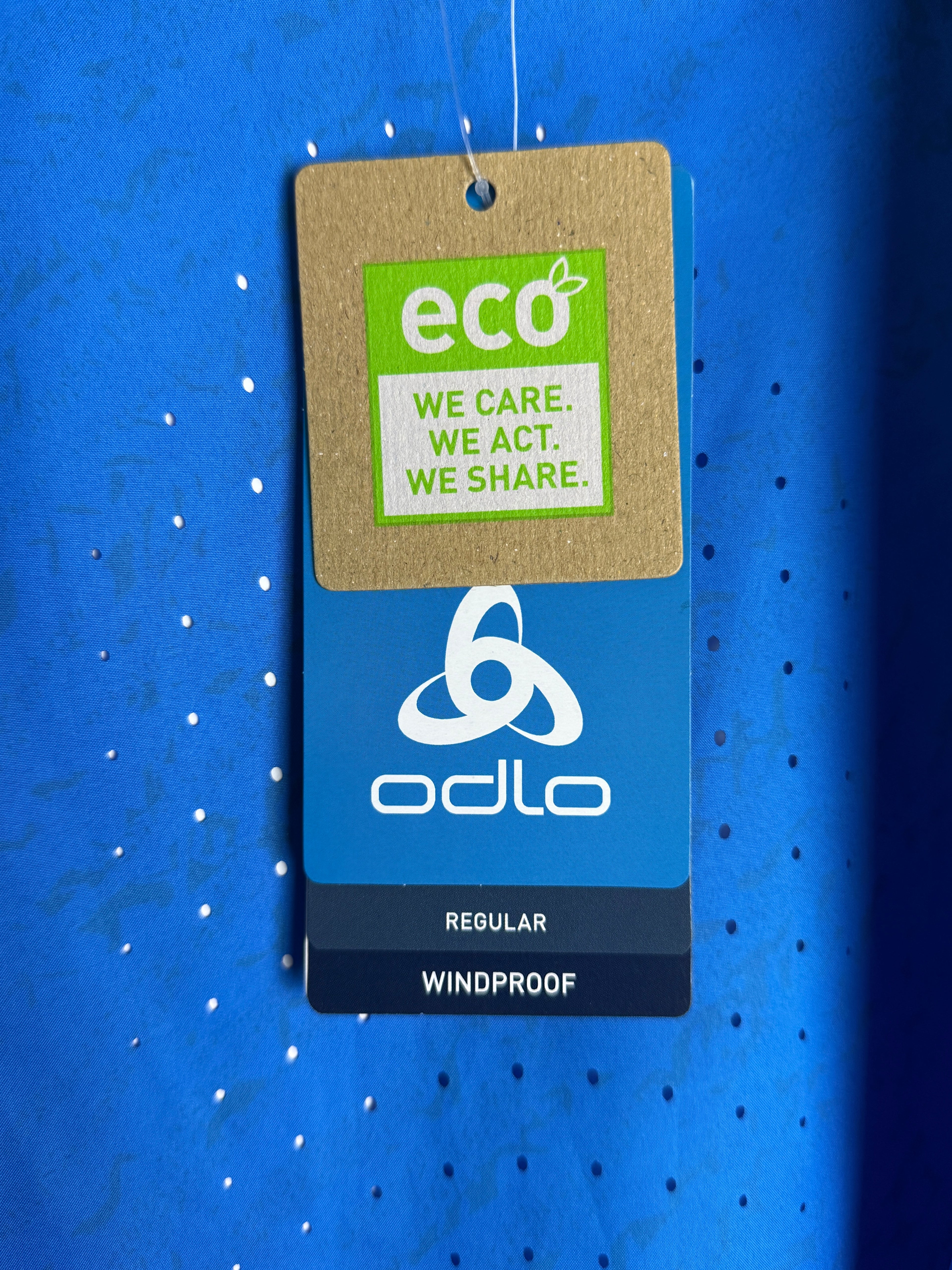 Odlo Essential Light Print Indigo - Pánská sportovní bunda - S