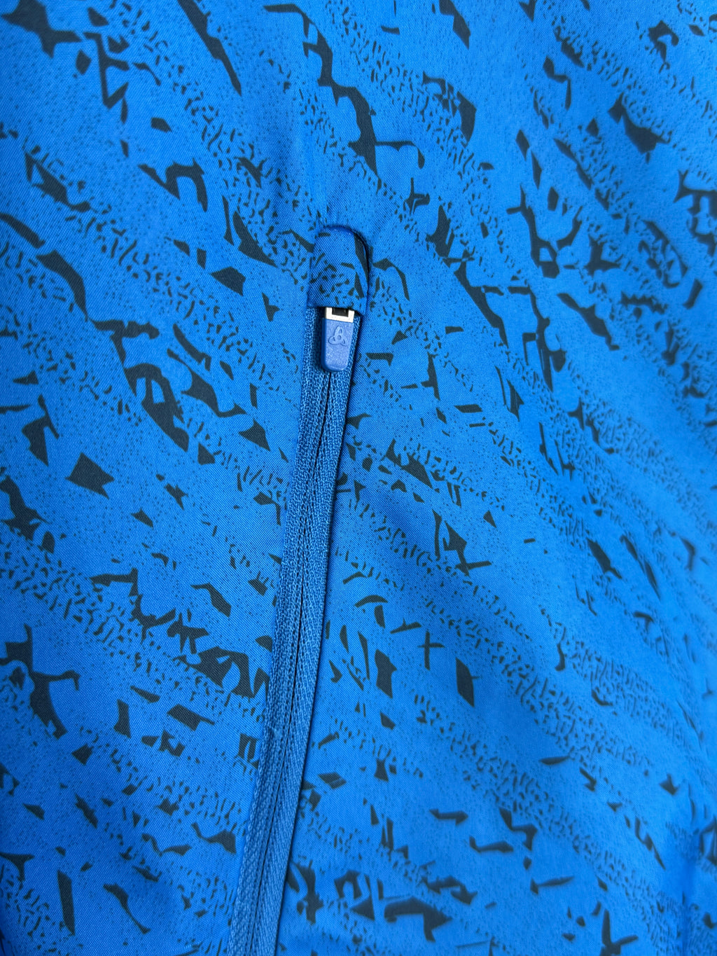 Odlo Essential Light Print Indigo - Pánská sportovní bunda - S