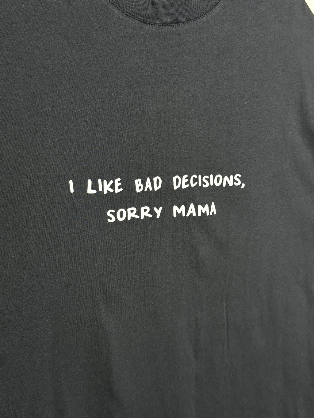 Your Turn Graphic T-Shirt Pánské oversized tričko s nápisem - černé L