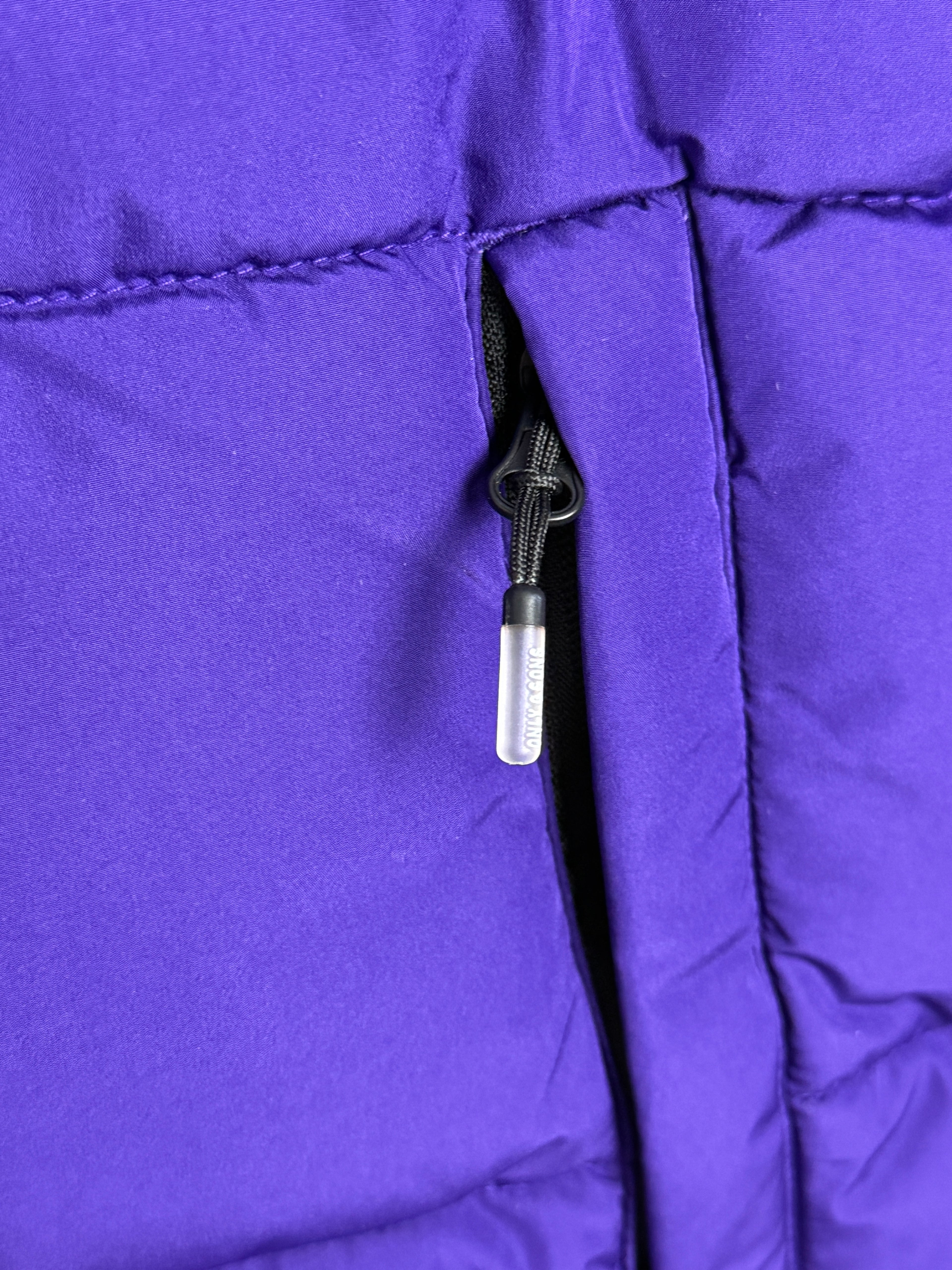 Only & Sons Onsmario Life Puffer Vest Pánská zimní vesta fialová S