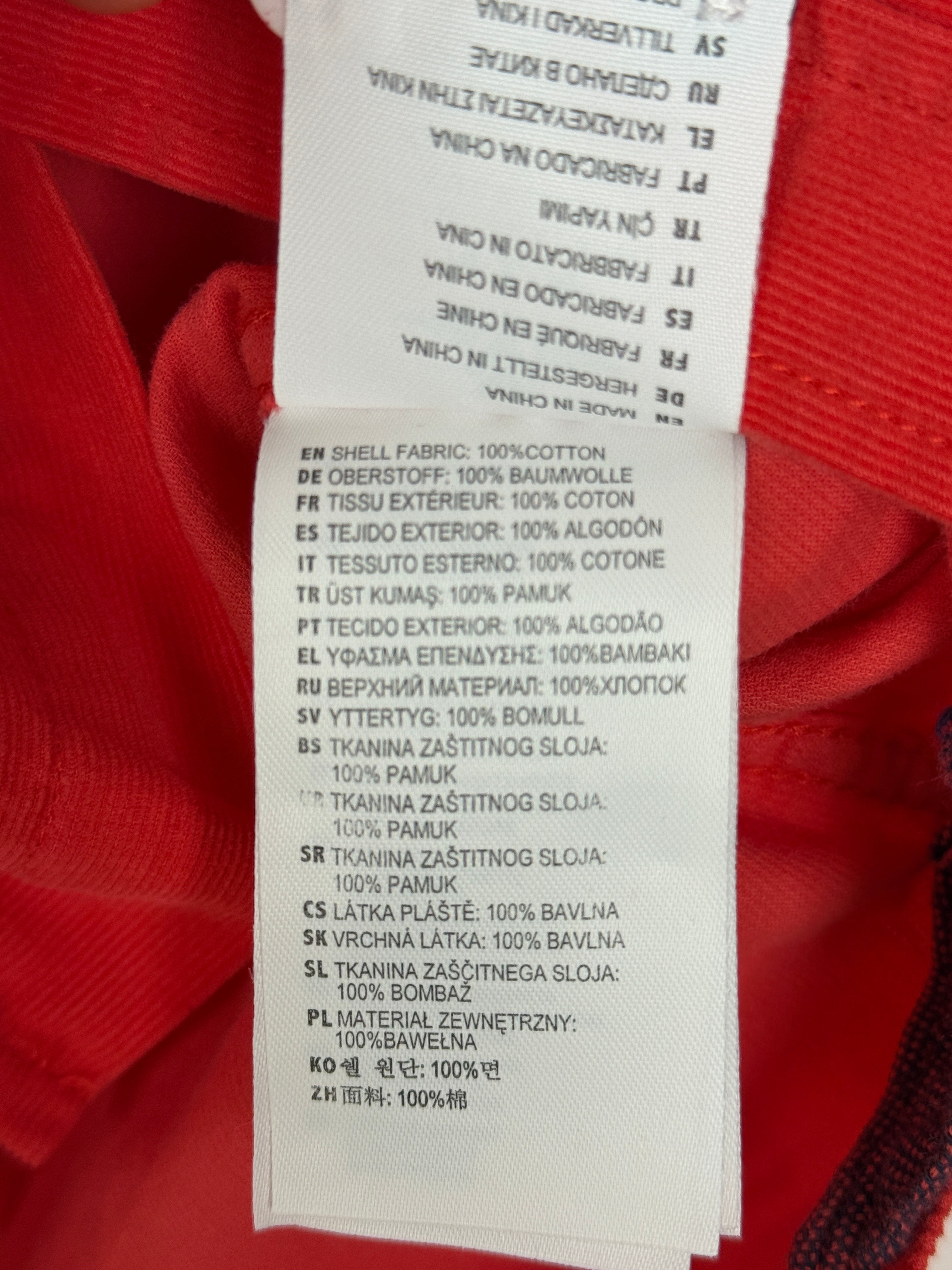 NZA New Zealand Auckland Pánská košile s texturou červená - M