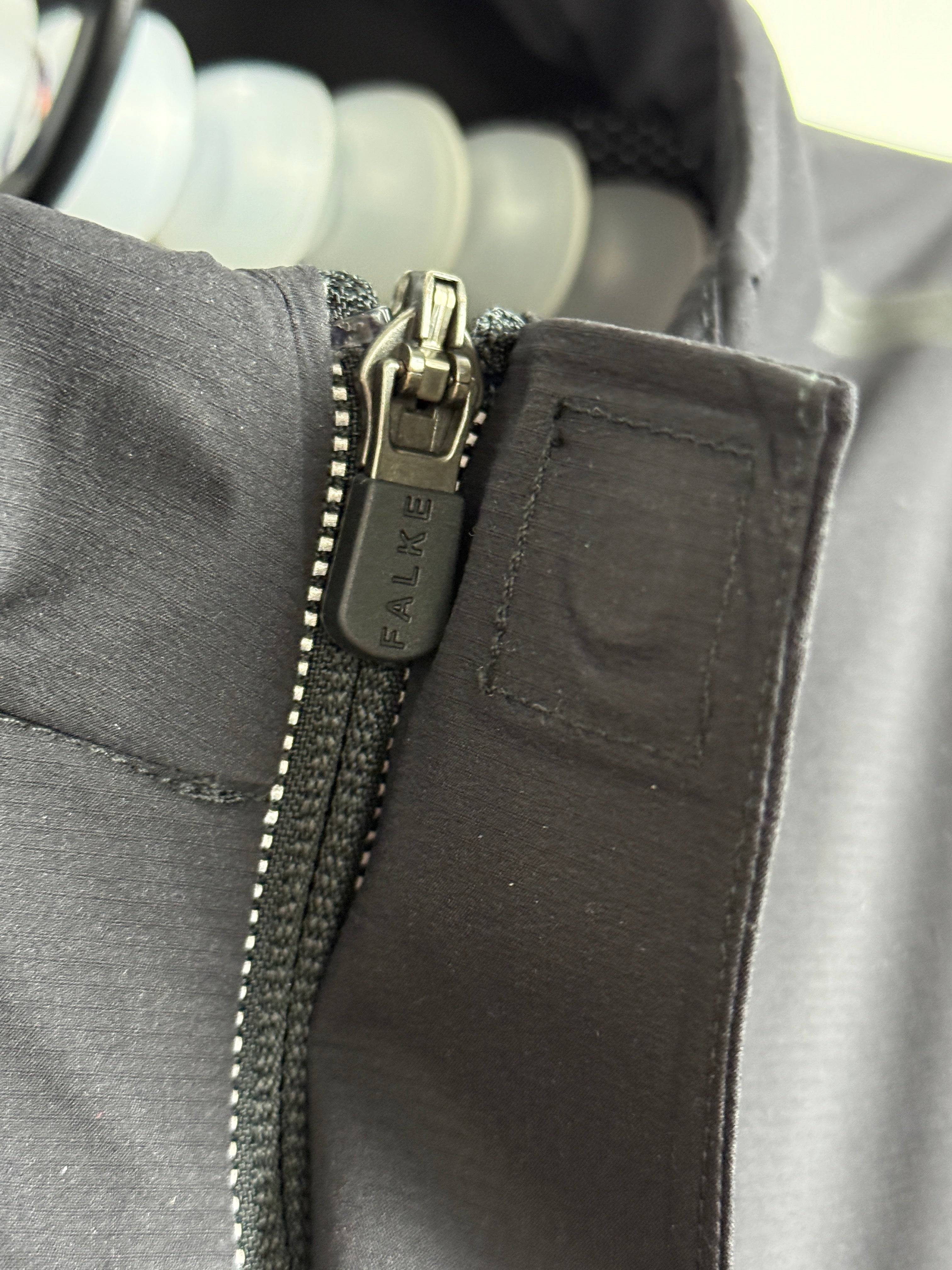 Running Jacket Falke Compass Pánská sportovní bunda - černá L