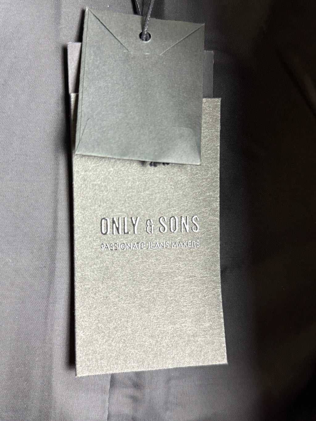 Bunda Only &amp; Sons Oberon Check Jacket Pánská bunda s chlupatým límečkem šedá M