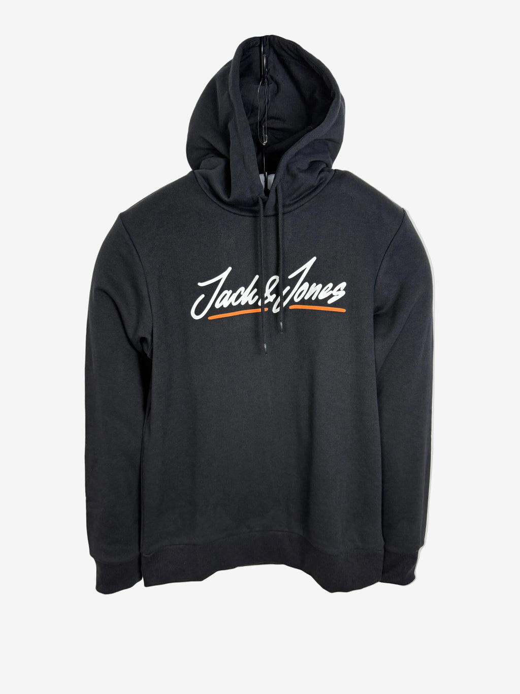 Jack & Jones Print Logo Hoodie  Pánská mikina s kapucí - černá  M