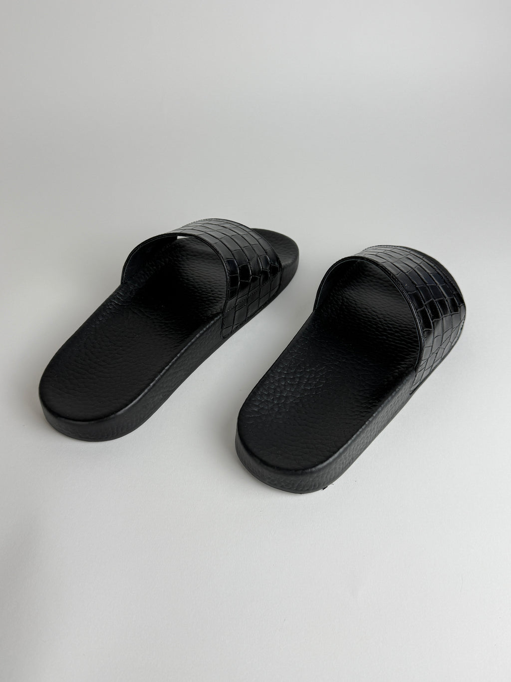 Polo Ralph Lauren Slides  nazouváky s texturou - černé 40,5