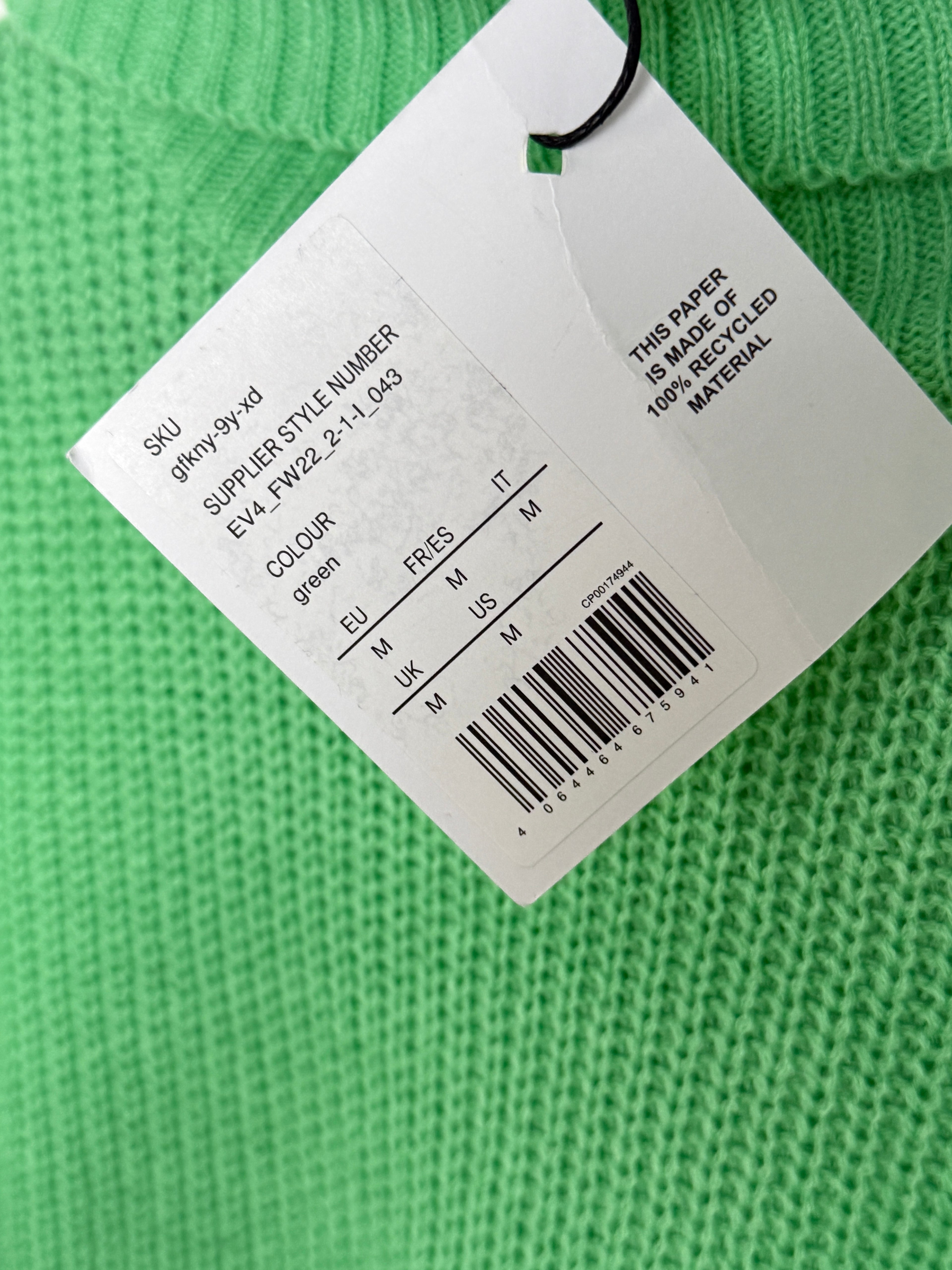 Even&Odd Crop Pullover Turtleneck Dámský svetr rolák - zelený M