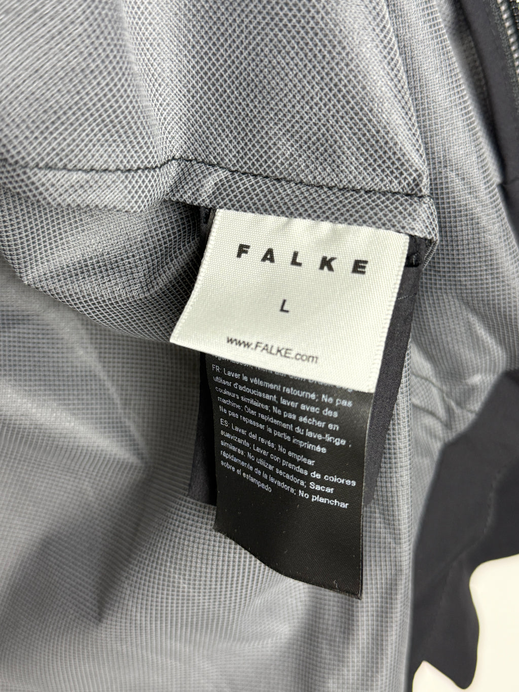 Running Jacket Falke Compass Pánská sportovní bunda - černá L