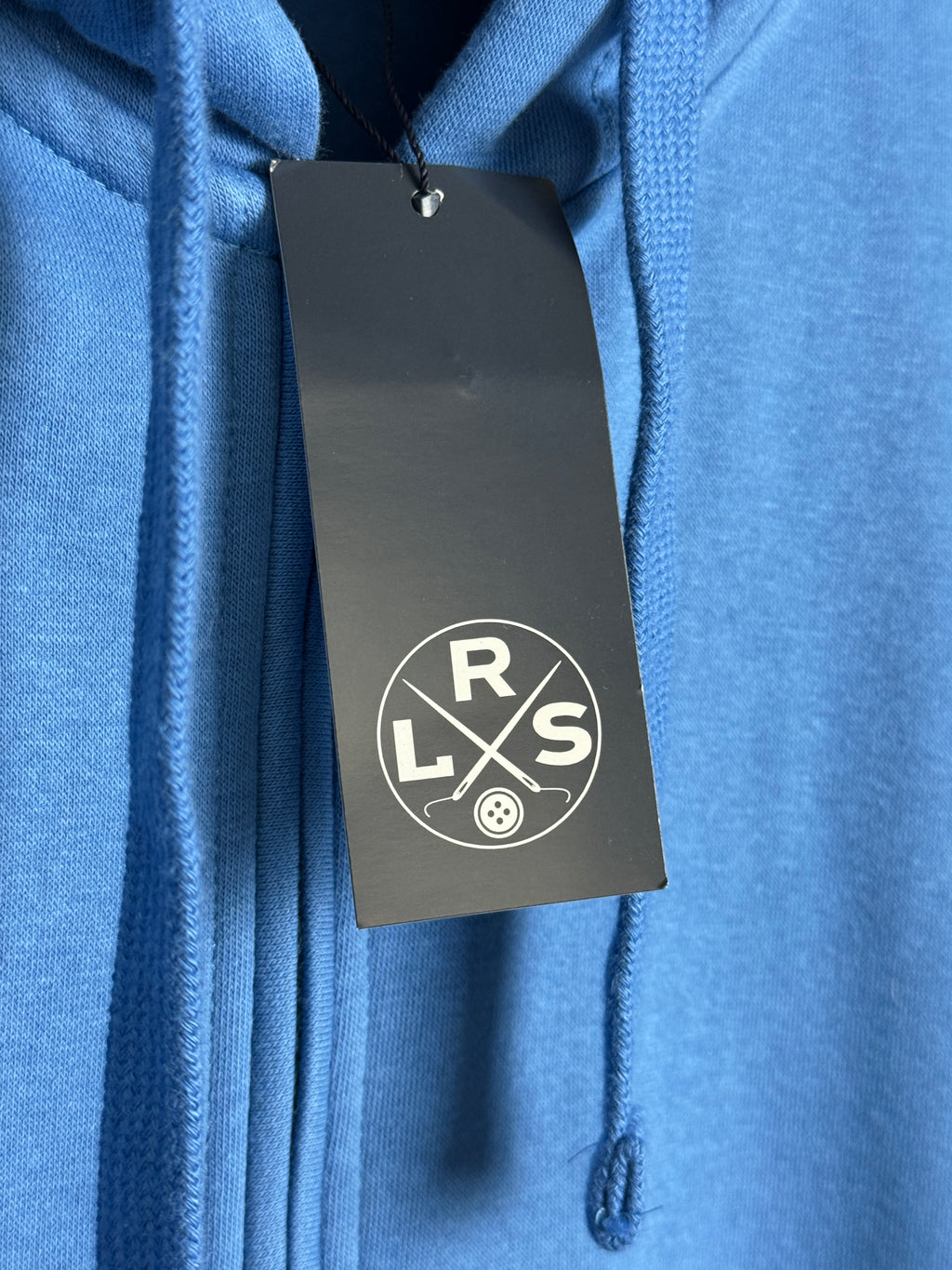 LRS Lerros Blue Hoodie Pánská mikina na zip - modrá M