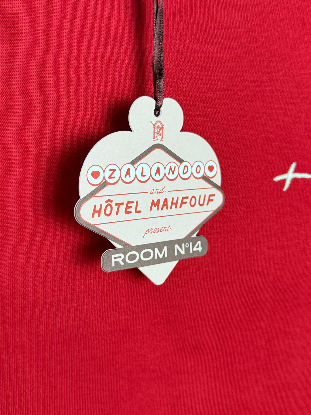 Hotel Mahfouf Red T-Shirt - Dámské tričko s krátkým rukávem červené M