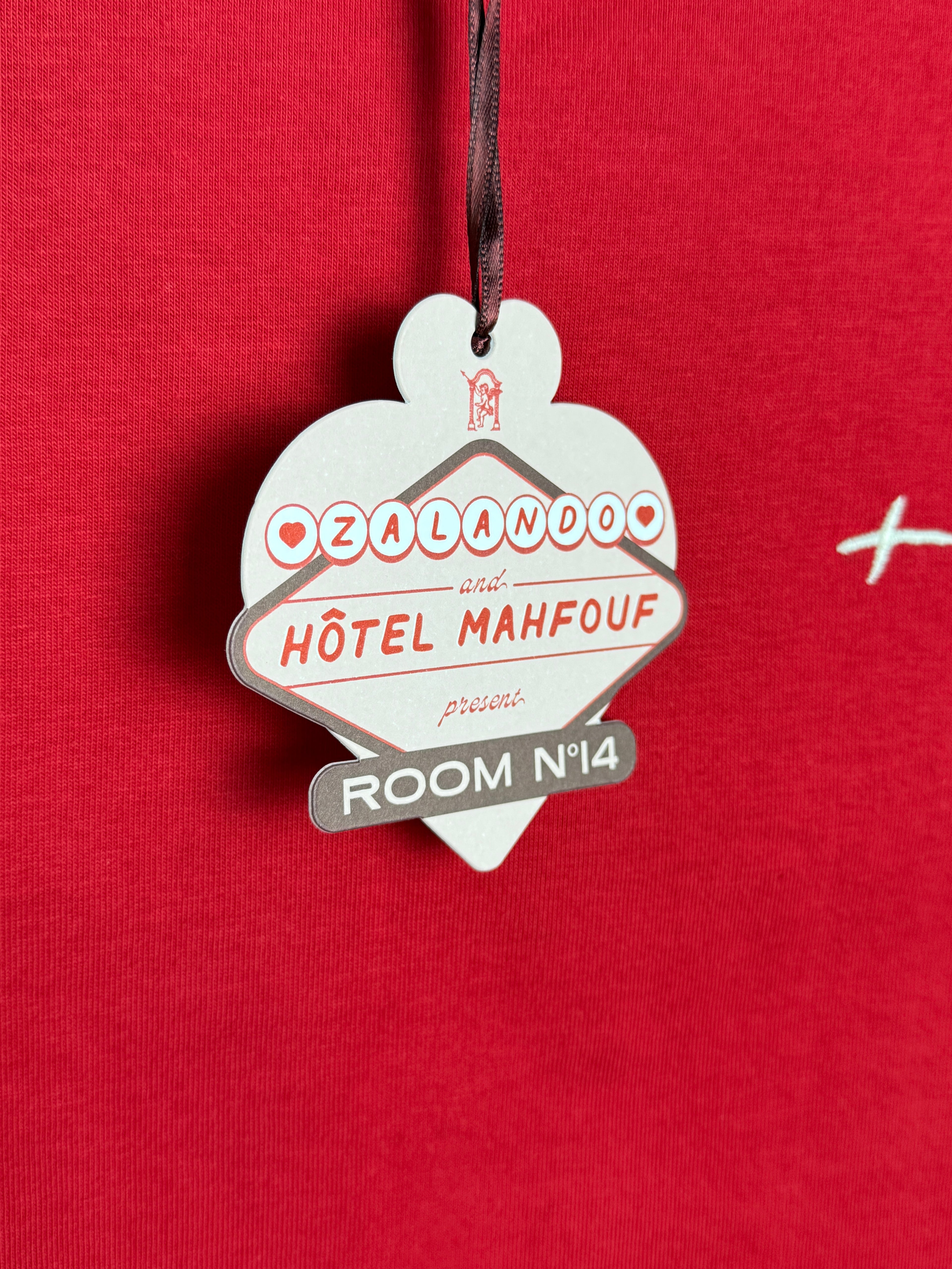 Hotel Mahfouf Red T-Shirt - Dámské tričko s krátkým rukávem červené M