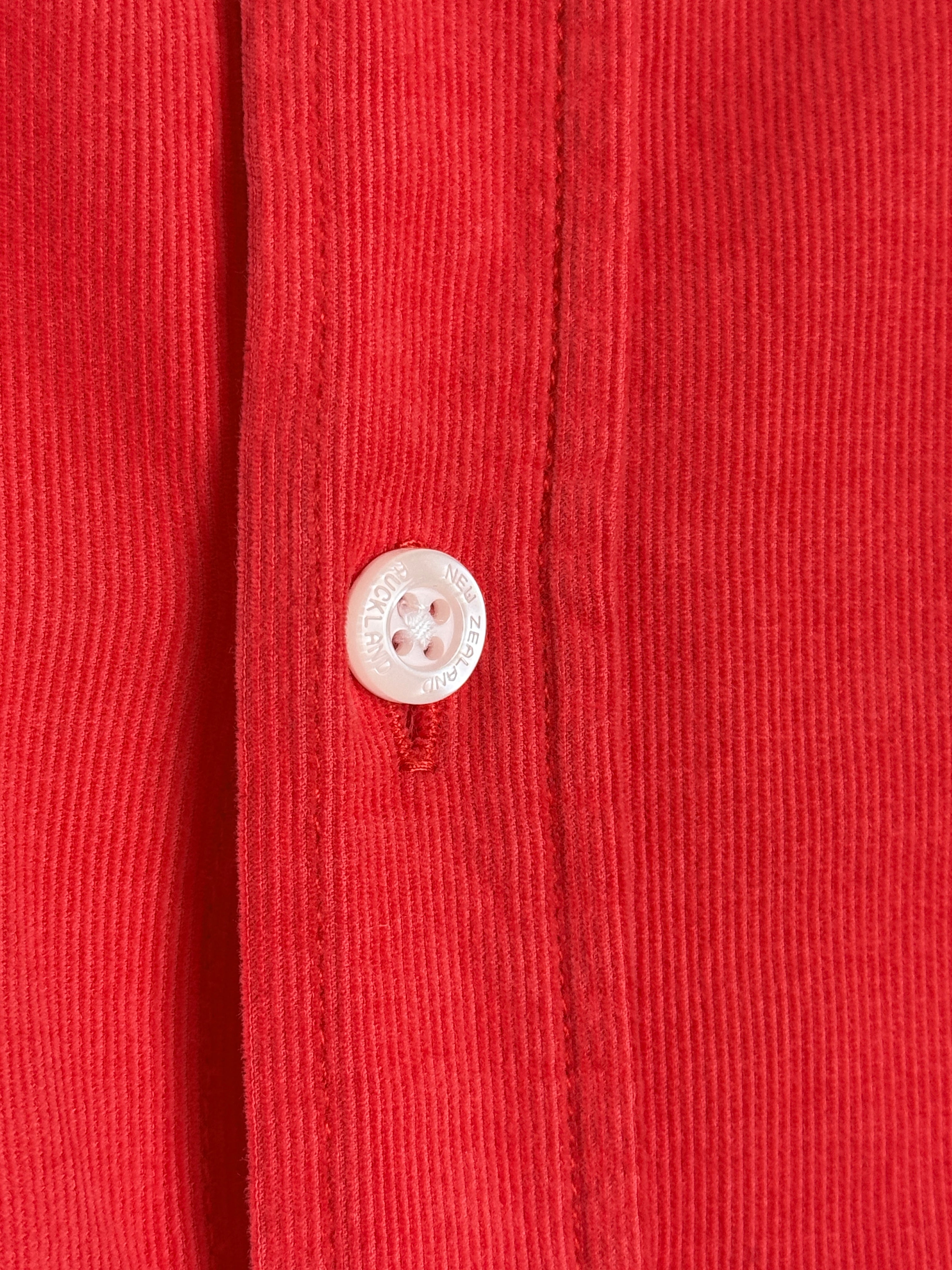 NZA New Zealand Auckland Pánská košile s texturou červená - M